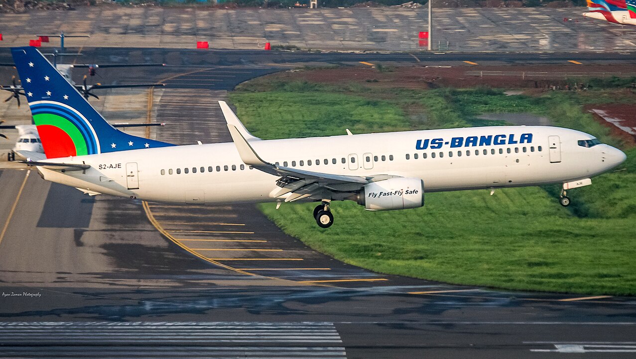 US-Bangla Airlines Boeing 737 aircraft