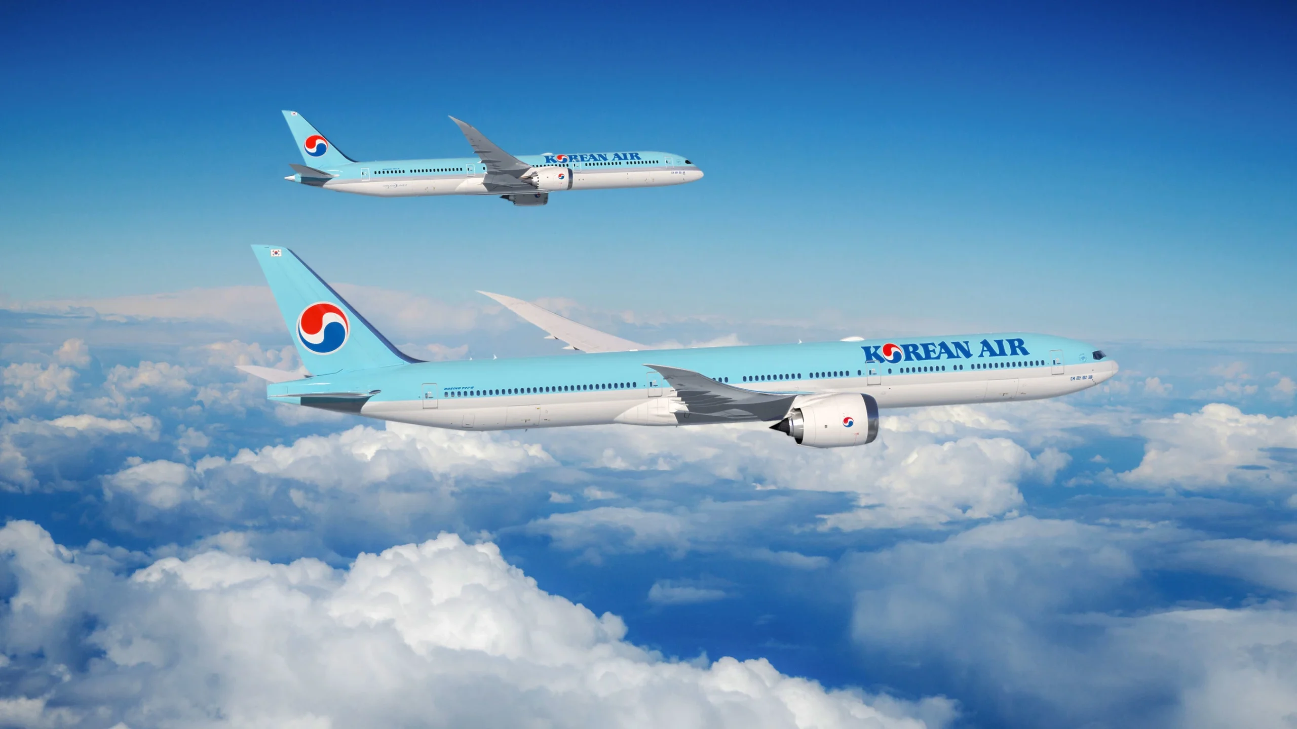 Korean Air 787-10 and 777-9 interior