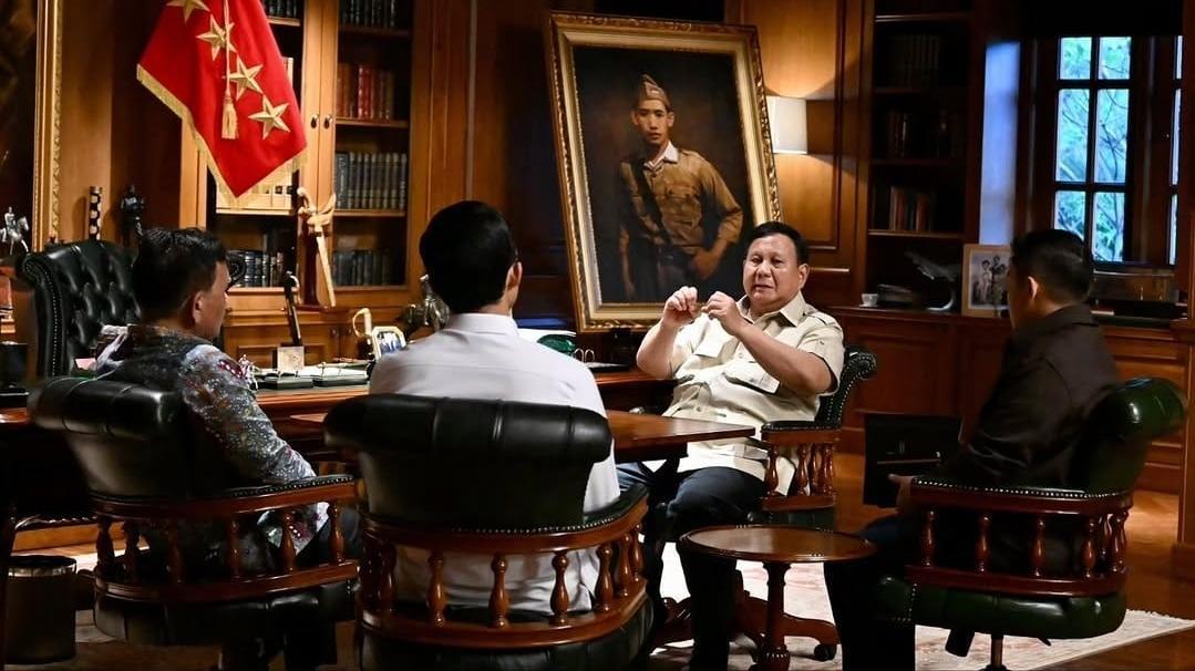 Presiden Prabowo di kediamannya memanggil pejabat Bakom