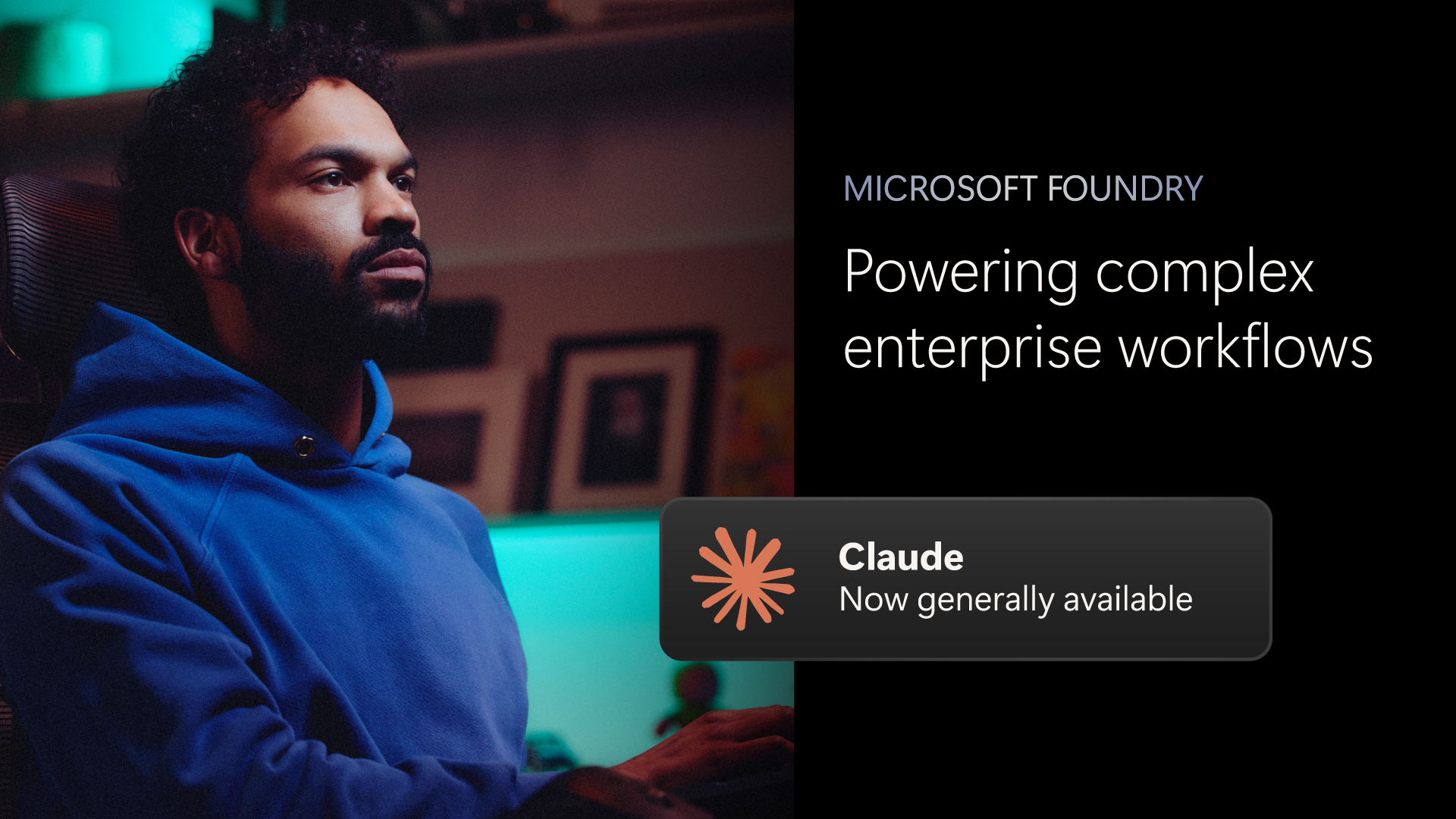 Microsoft Azure Claude Foundry GA 배너