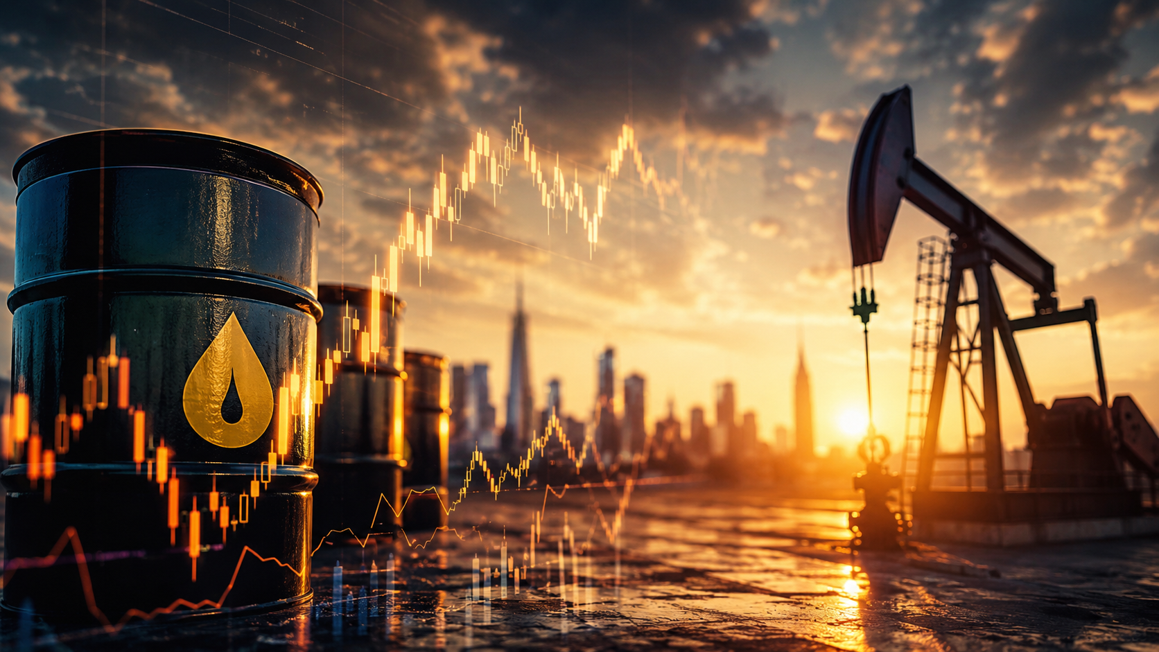 Image explaining WTI and Brent price trends on May 9, 2026