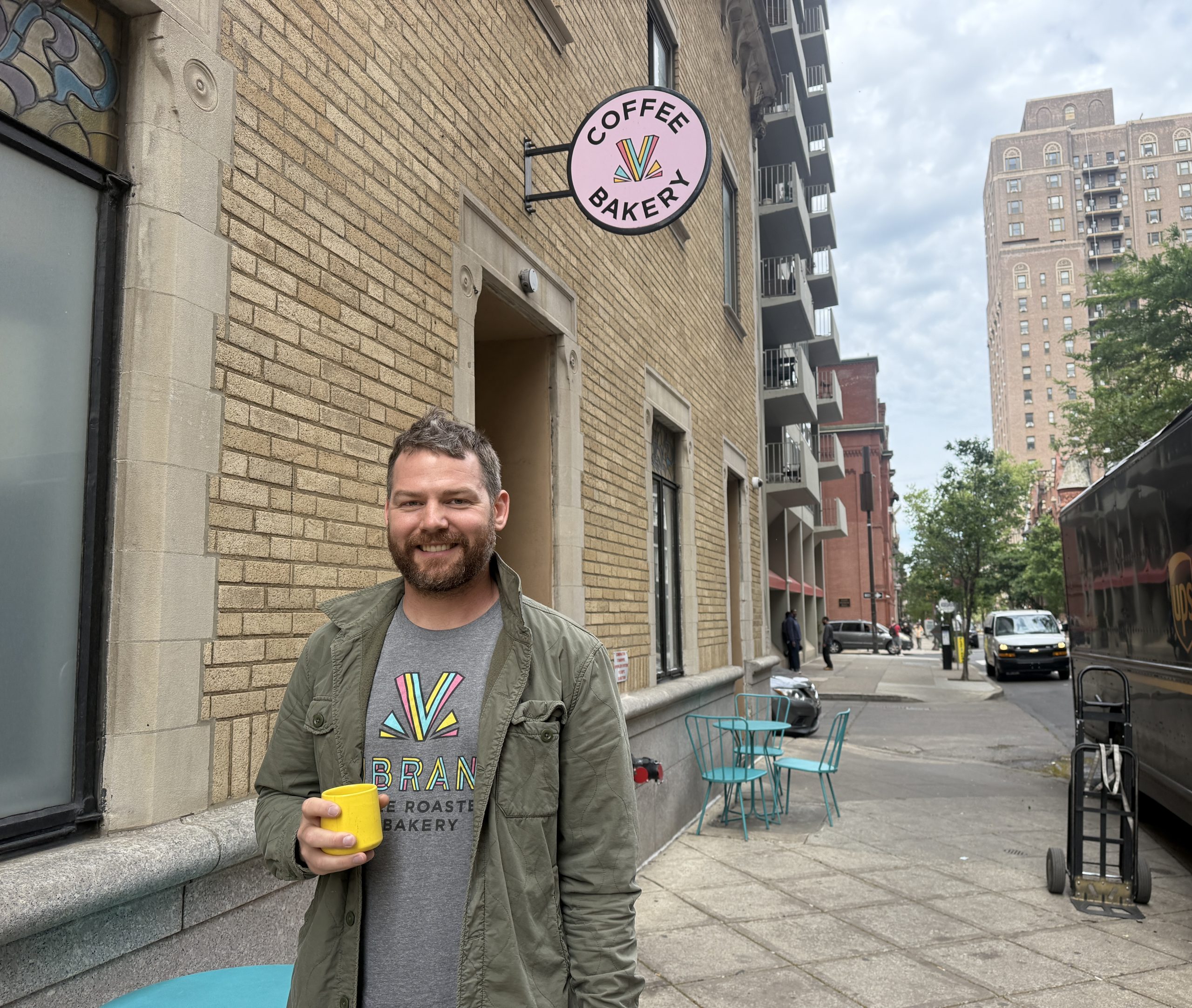Càphê Roasters storefront in Philadelphia's Kensington neighborhood