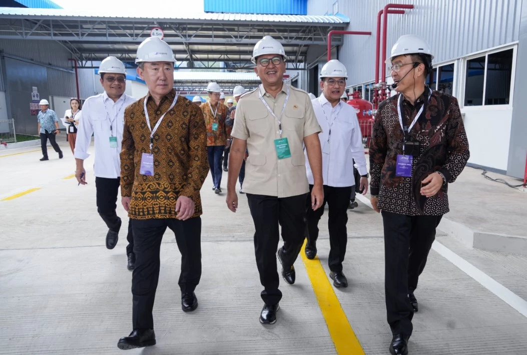 Dongsung Chemical plant inauguration in Indonesia