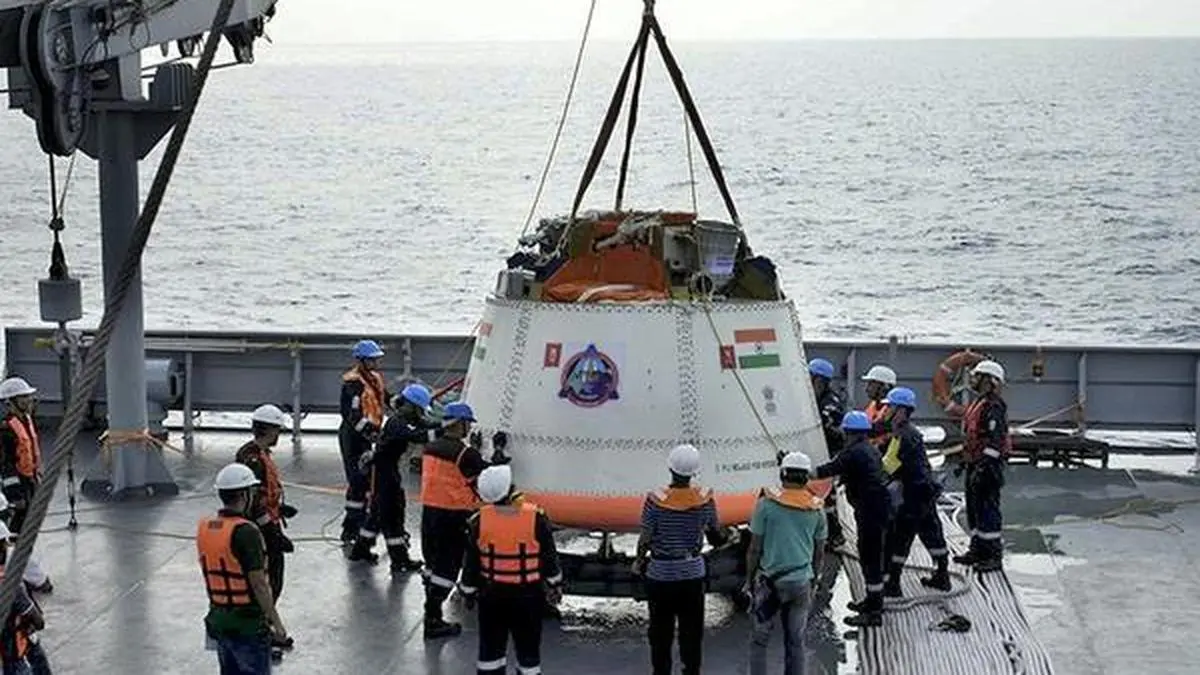 ISRO Gaganyaan module separation test facility