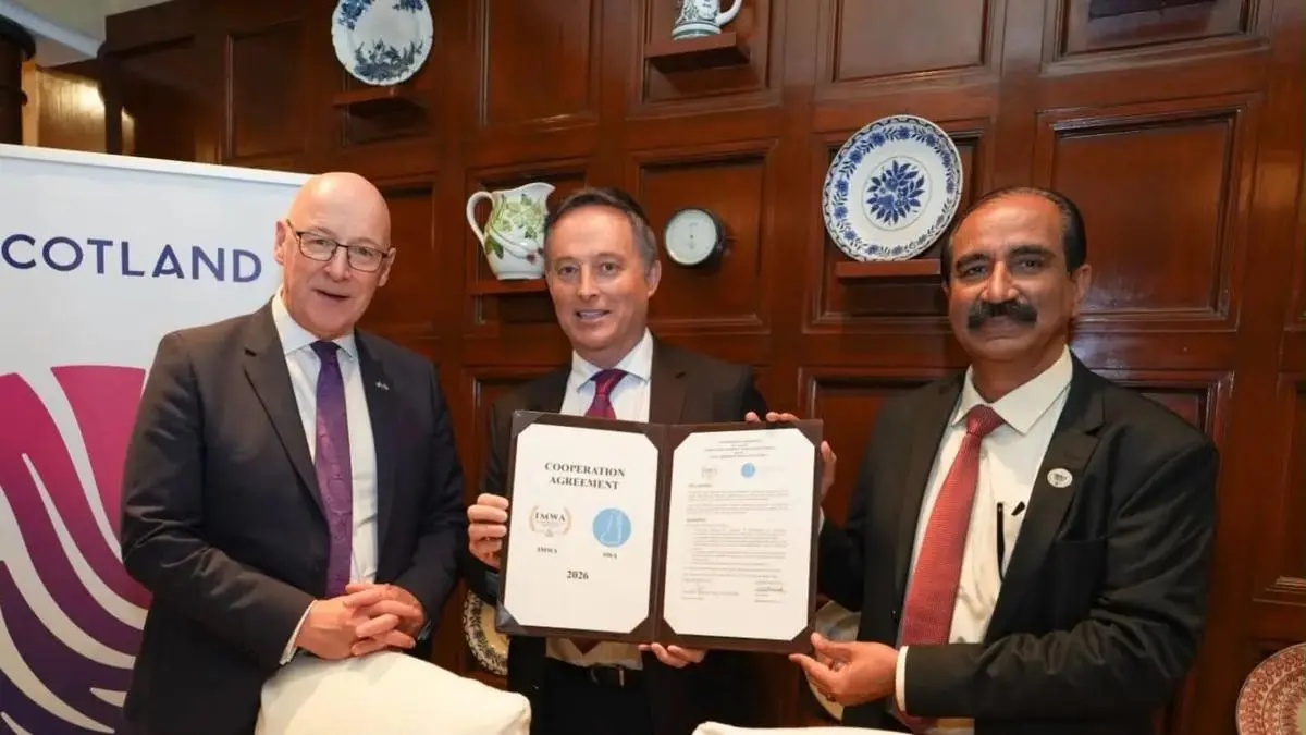 IMWA and SWA cooperation agreement signing
