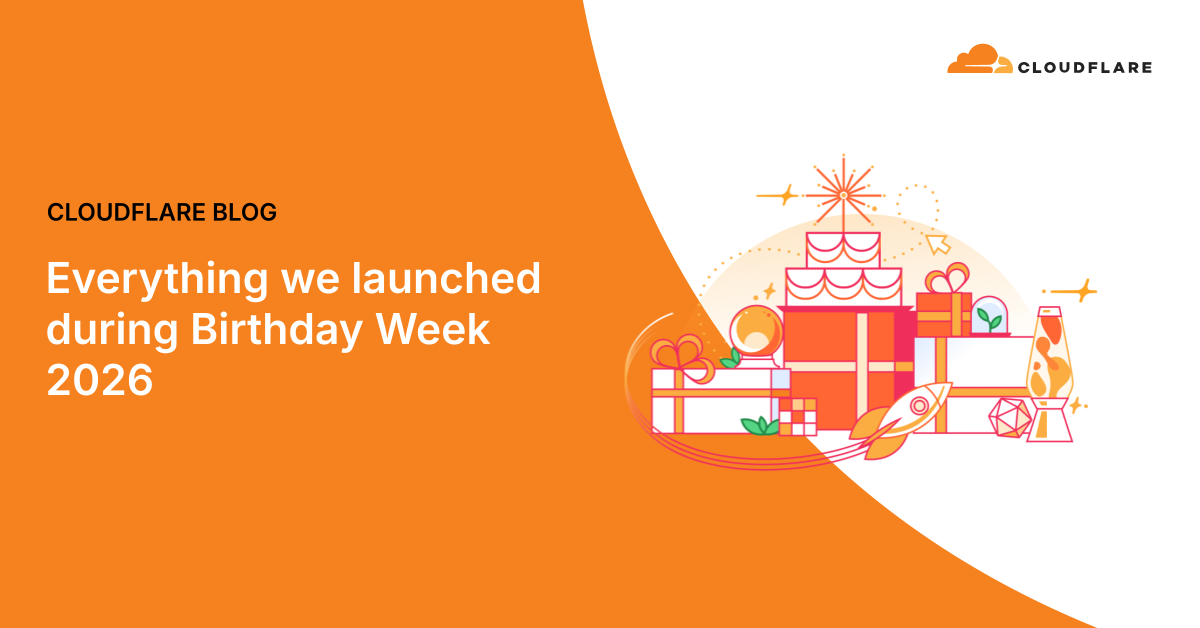 Cloudflare Birthday Week 2026 Banner