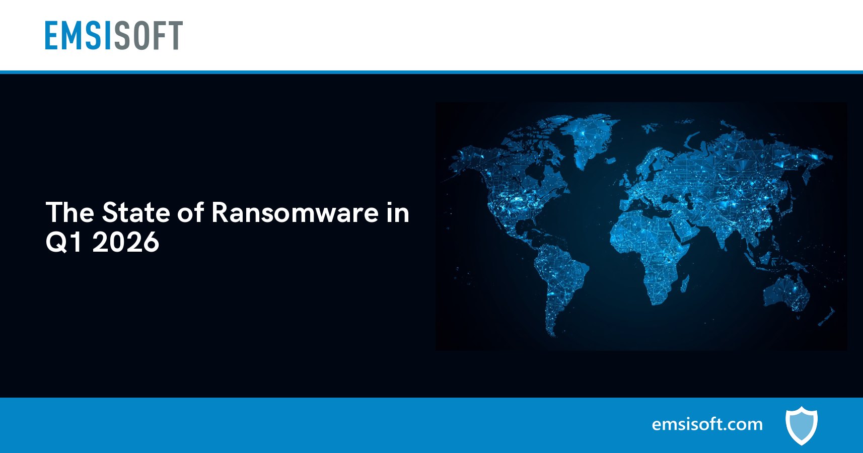 Emsisoft Q1 2026 ransomware state report social card