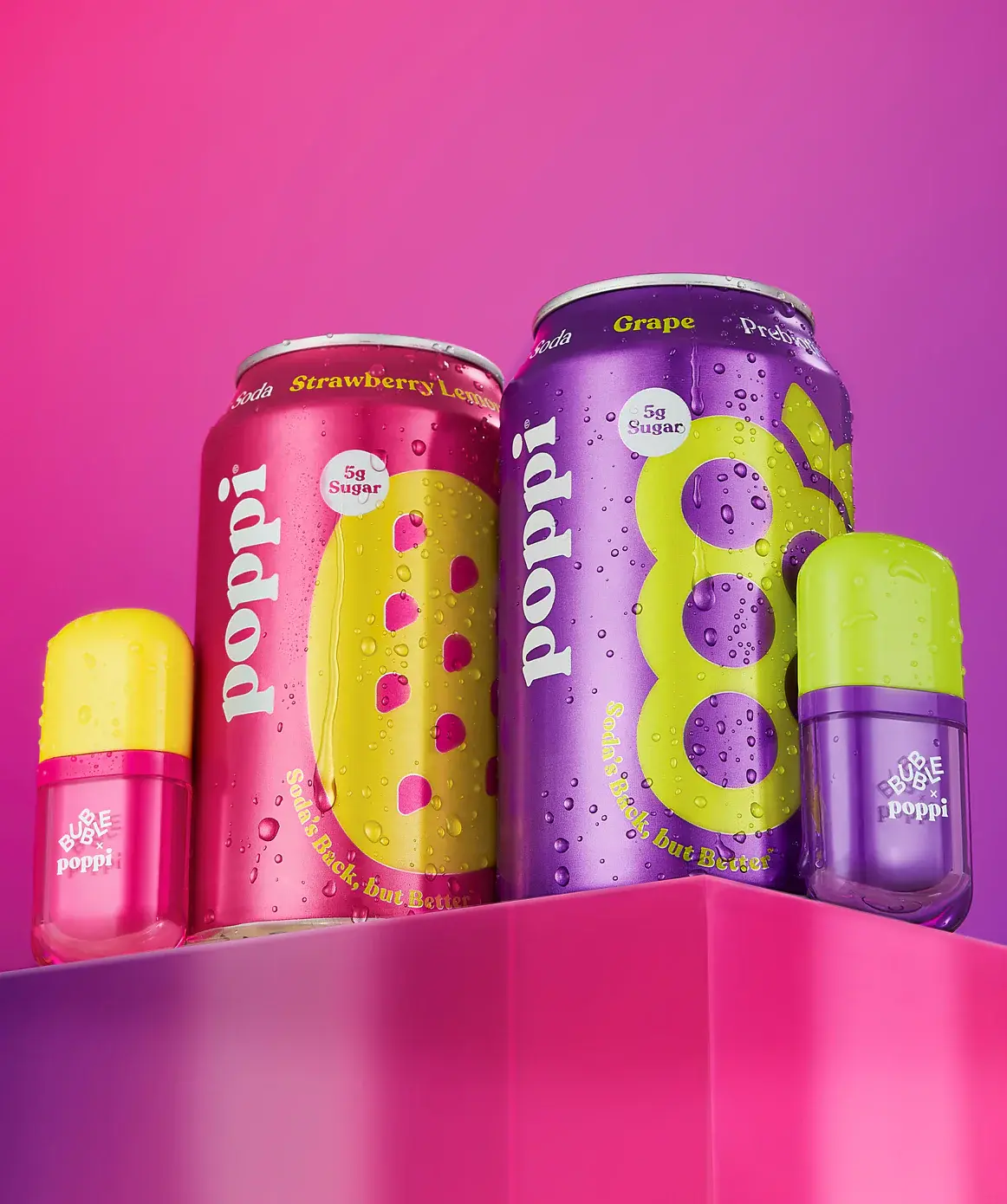 Bubble and Poppi brand partnership example in 2026