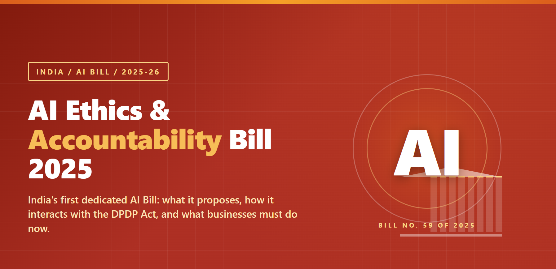Screenshot of the AI Ethics and Accountability Bill overview