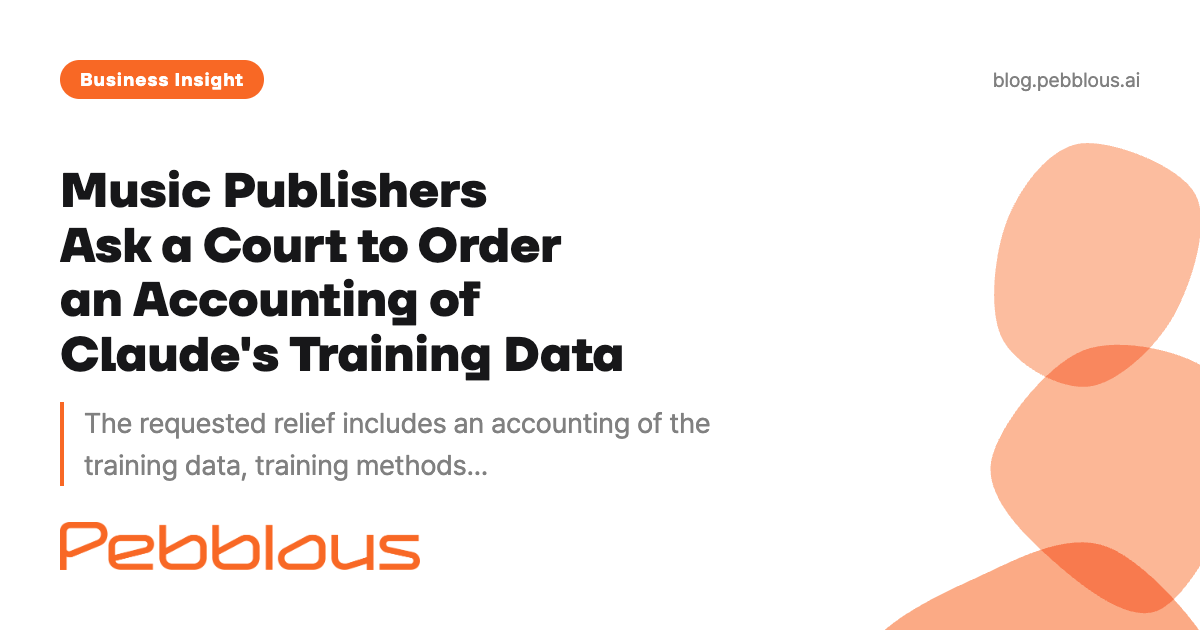 Music Publishers Ask Court for Accounting
