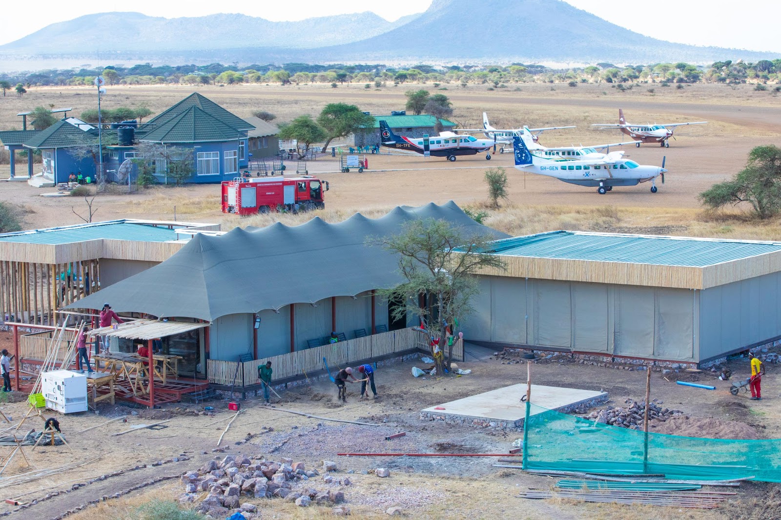 TANAPA official inspecting Serengeti