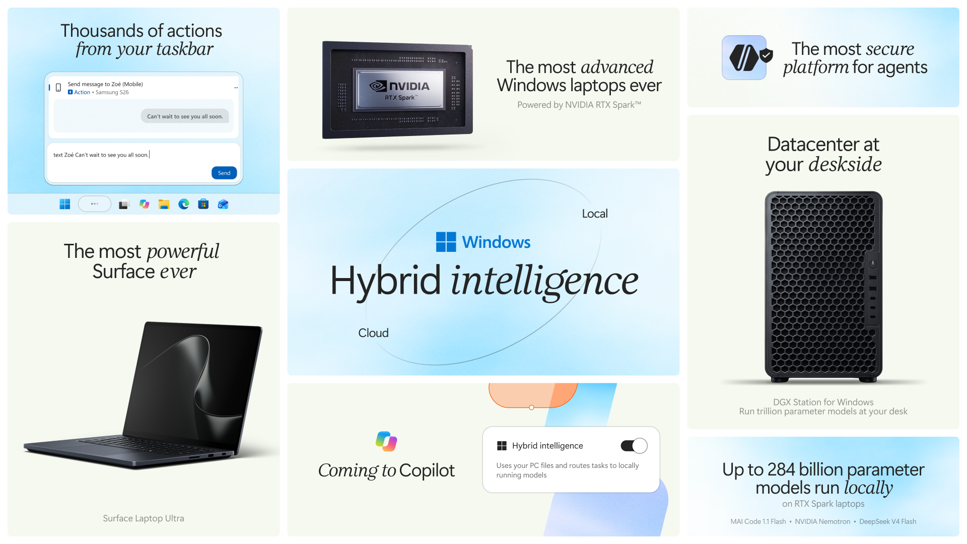 Hero Bento graphic from Windows Experience Blog