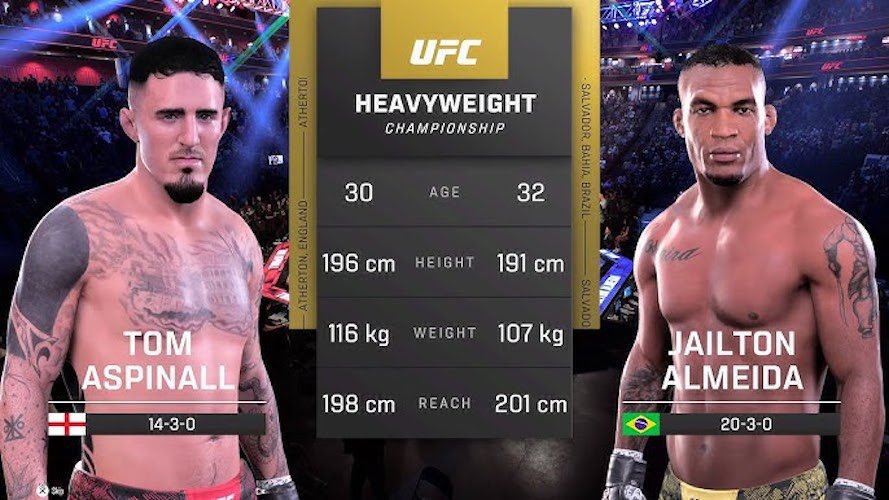 Aspinall vs. Almeida potential matchup generating fan buzz