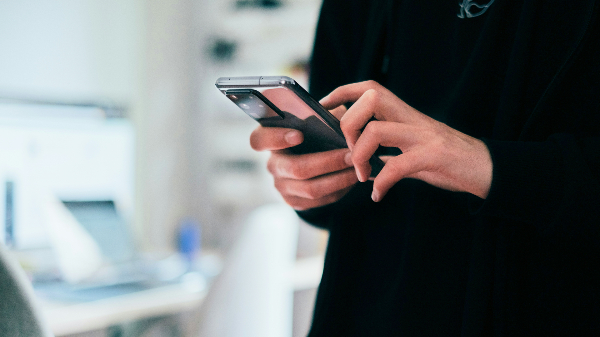 Smartphone displaying language learning apps