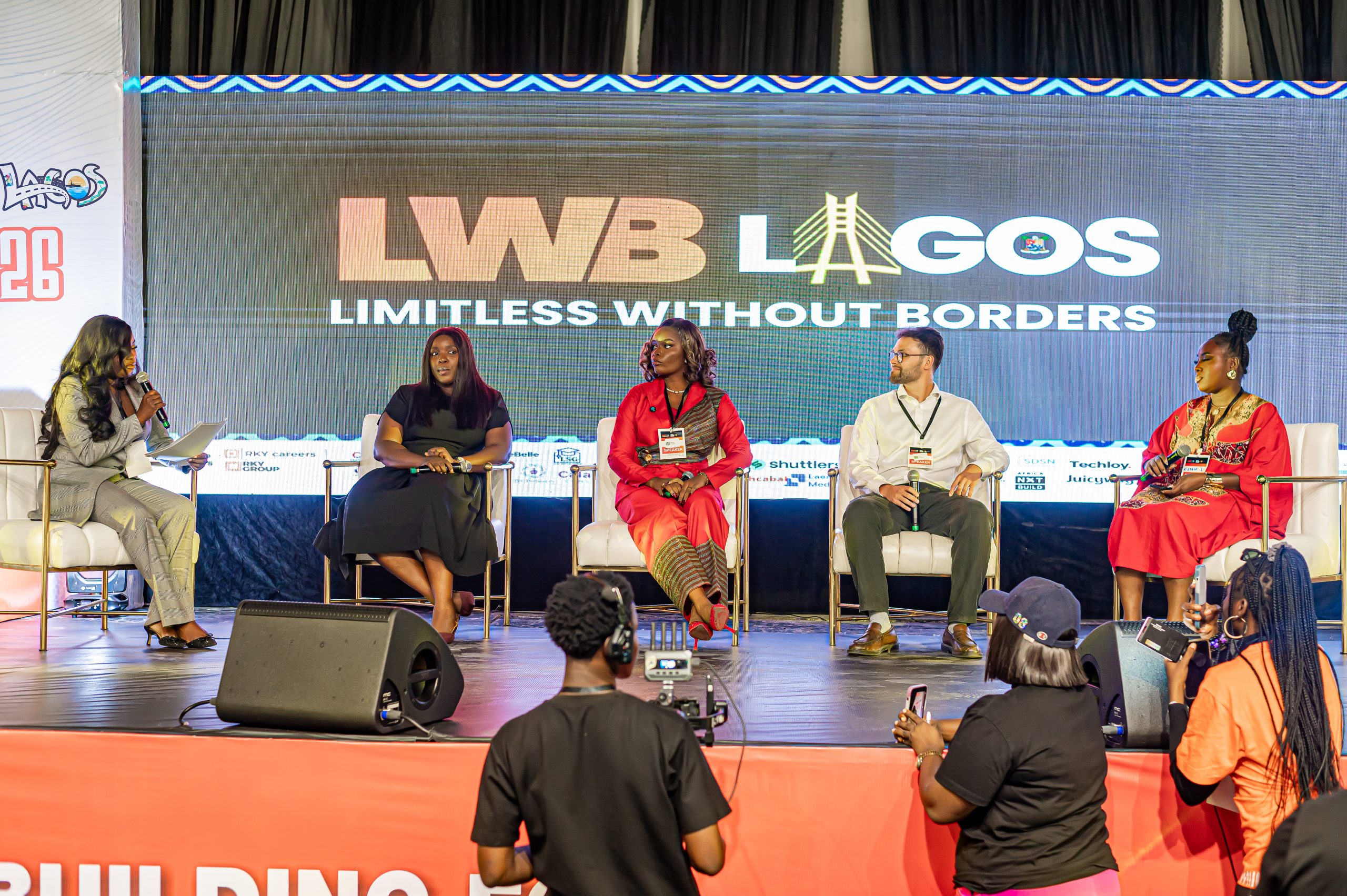Attendees at Lagos Web Summit 4.0 discussing startup growth strategies
