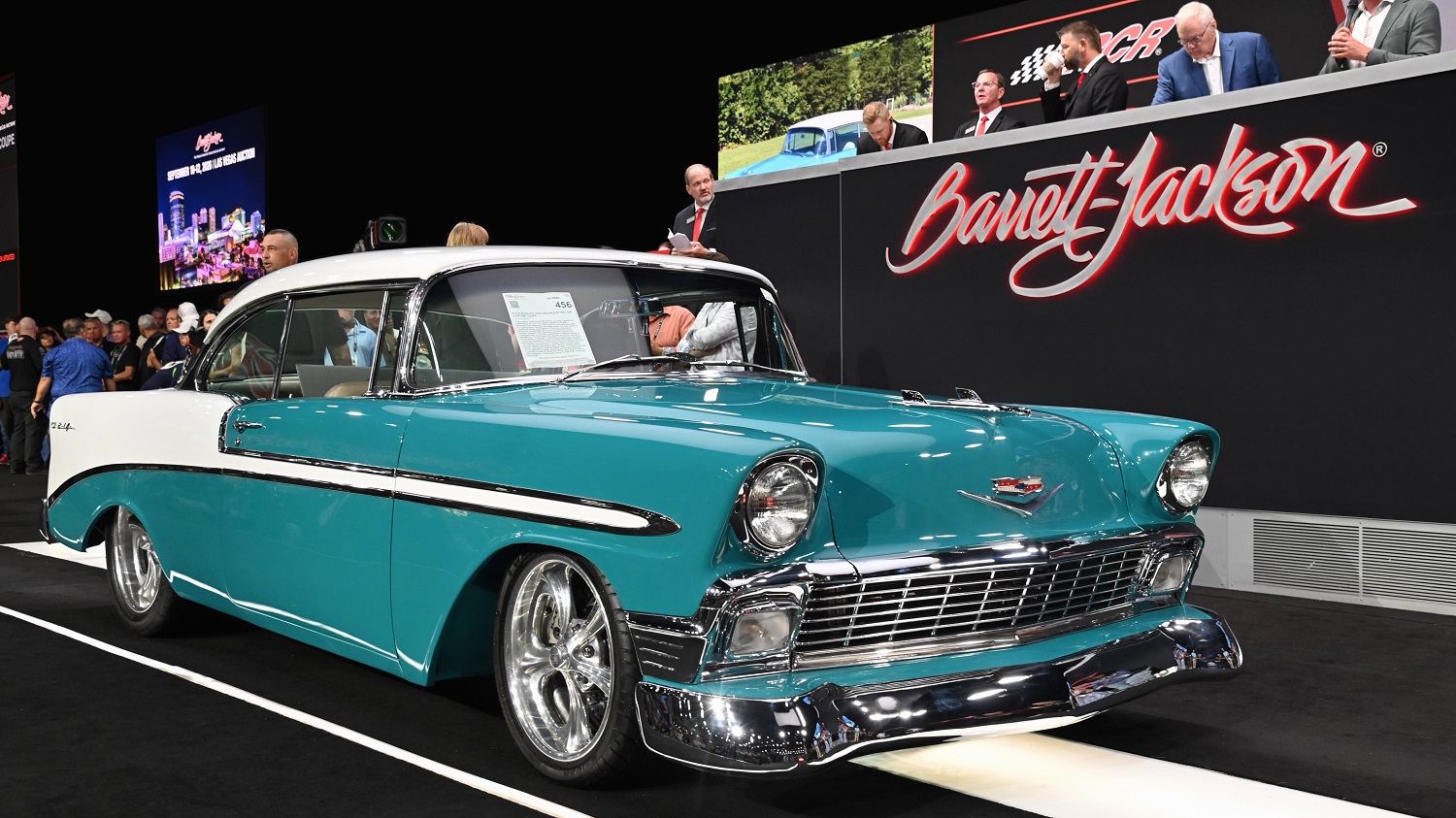 Barrett-Jackson 2026 Palm Beach Auction floor scene