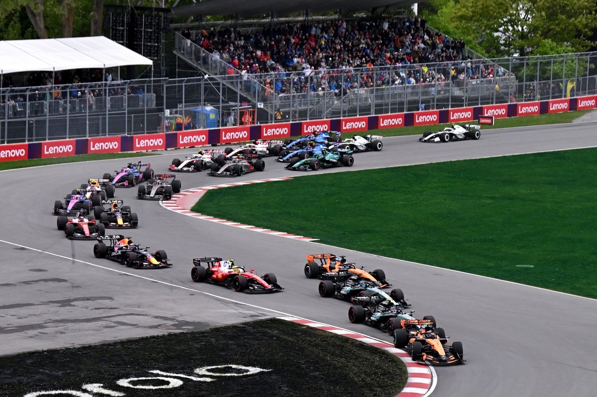 McLaren's Lando Norris, whose tyre strategy call defined Canada's race outcome