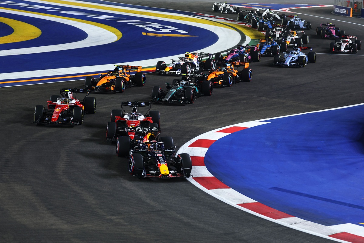 Max Verstappen celebrates his first Singapore GP win, a key moment in the 2026 season.