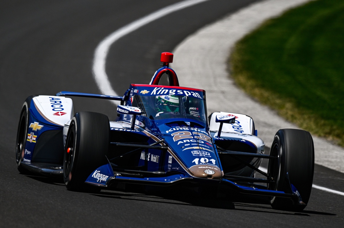 Conor Daly driving for Dreyer & Reinbold Racing