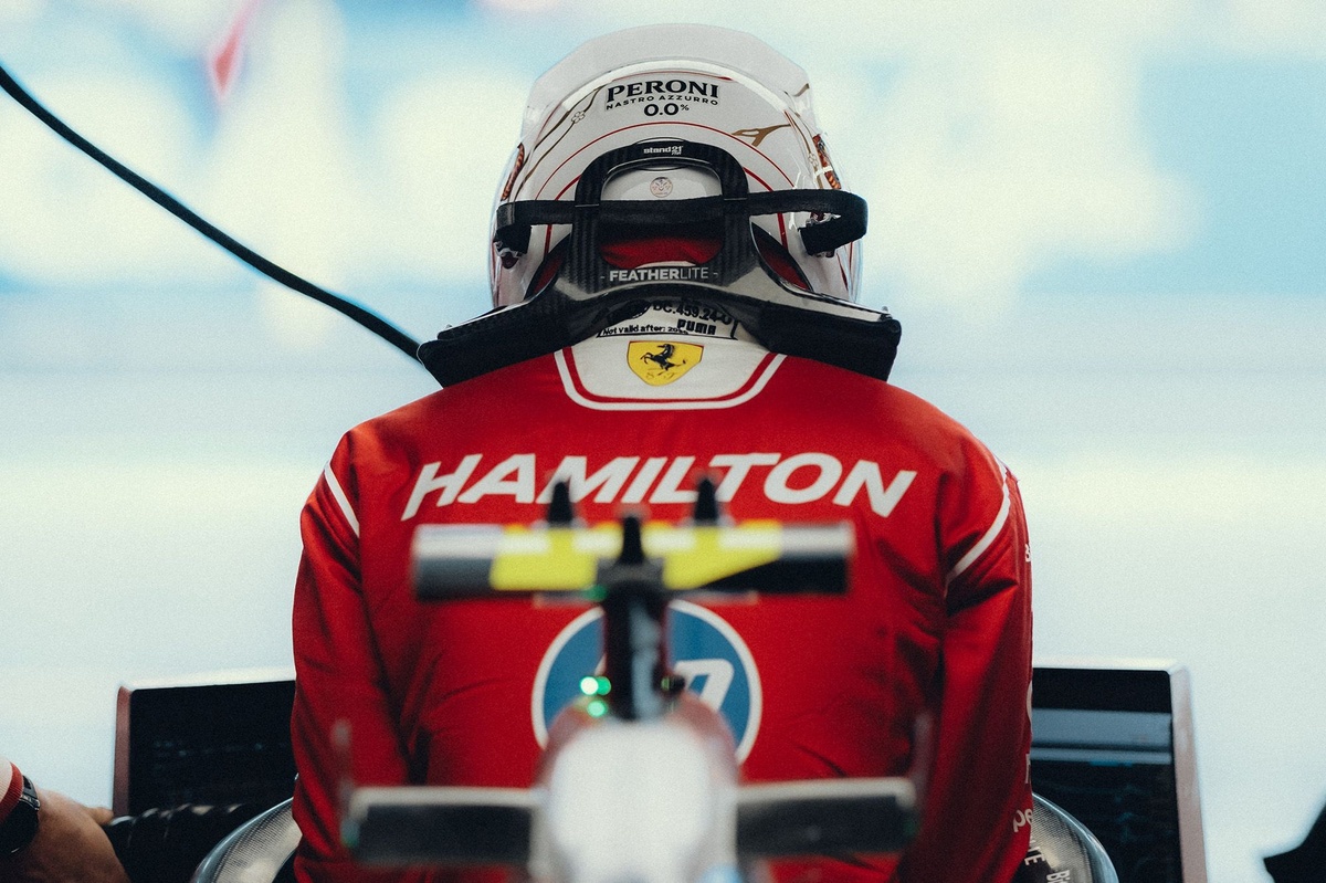 Lewis Hamilton with Ferrari in 2026