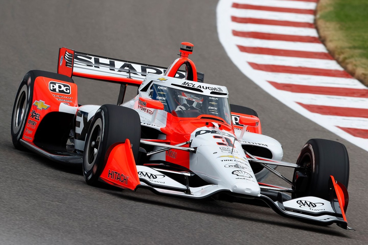 Scott McLaughlin in Team Penske Chevrolet livery