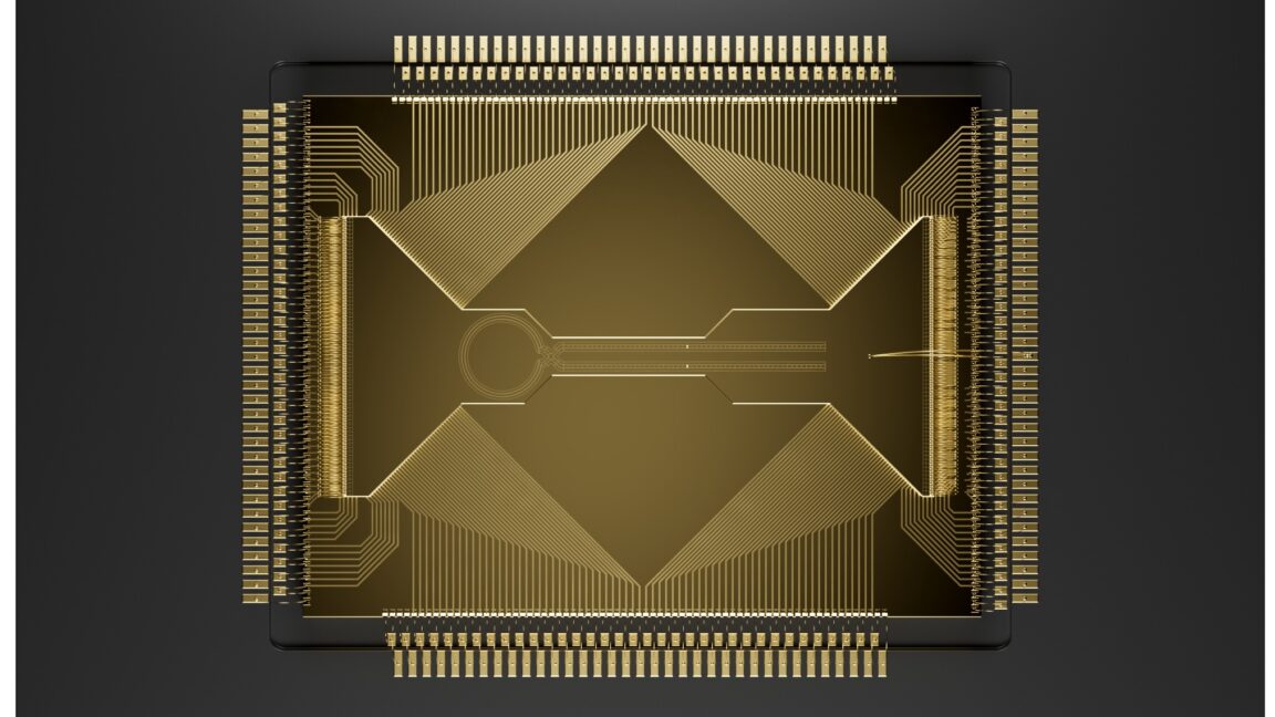 Helios chip top view