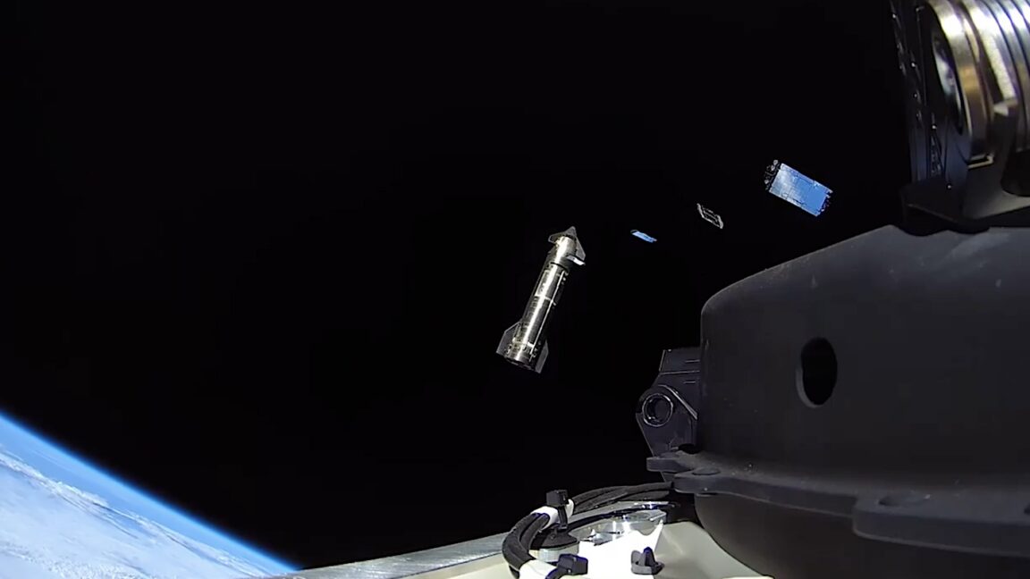Image related to Starlink deployment or SpaceX operations