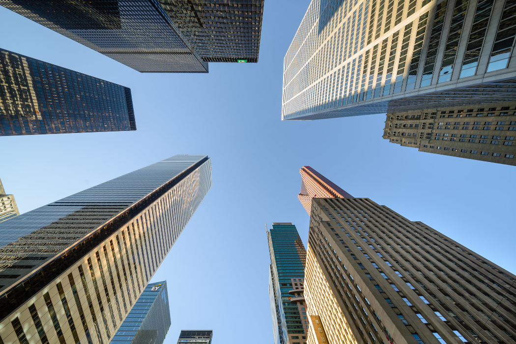 Toronto's financial district skyline