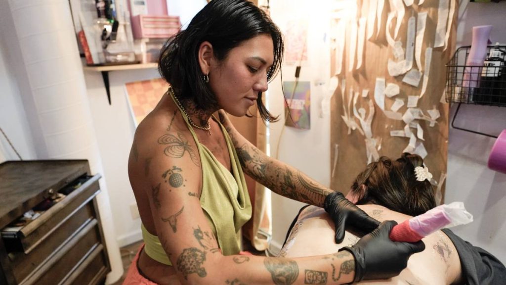 Mehana Pilago's tattoo studio