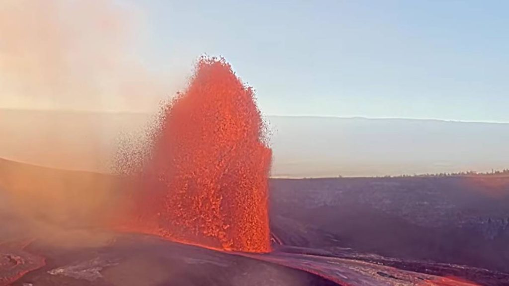 Kīlauea volcano lava fountaining episode