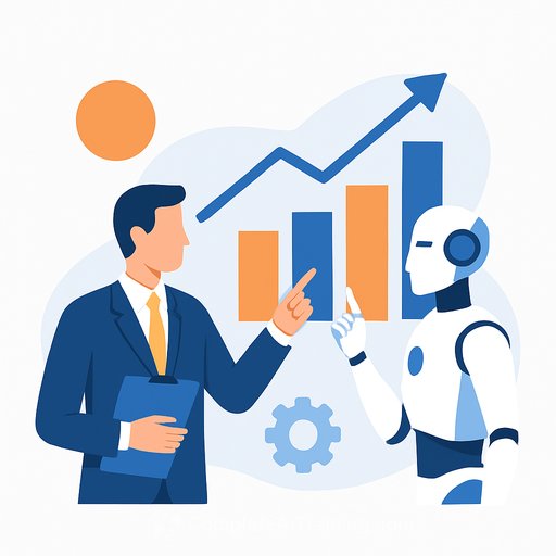 Chart of AI importance rating in brokerage