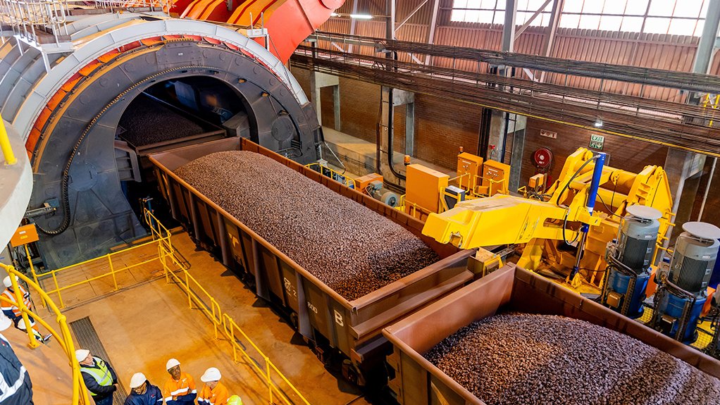 Iron ore terminal wagons