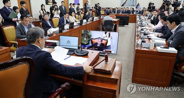 National Assembly committee hearing room in Seoul where AI character chat will be audited