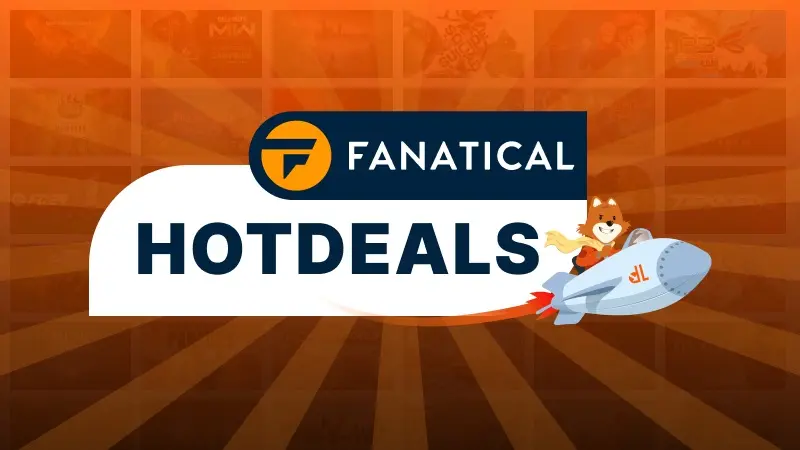 Screenshot of Fanatical's retro gaming bundle showcasing 29 classic games from the 80s and 90s