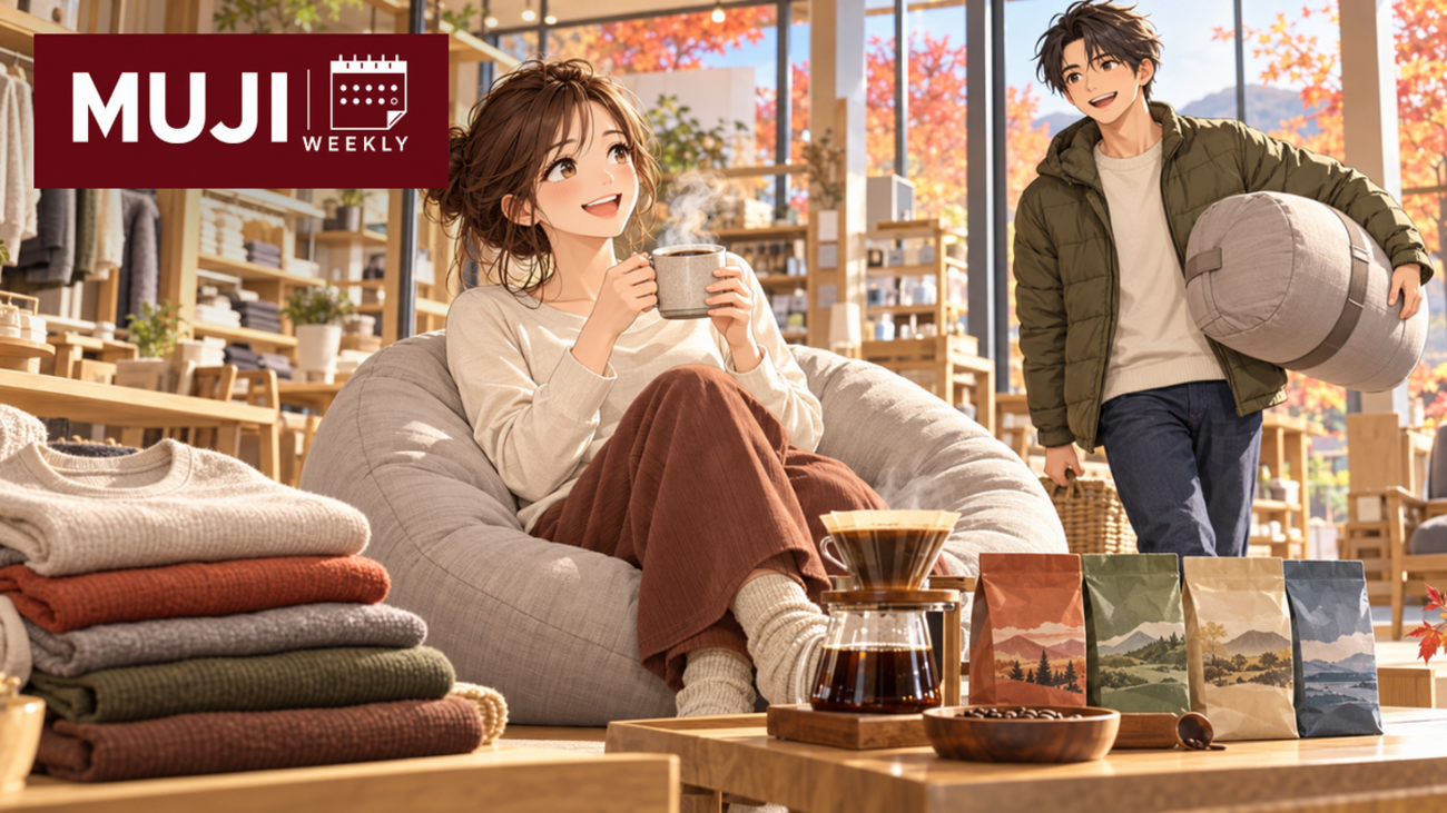 MUJI's new interior lighting collection with motion-sensor functionality (Sept 2026)