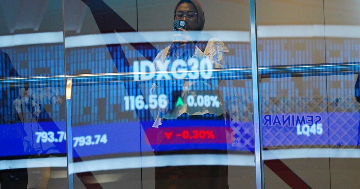 IHSG trading screen