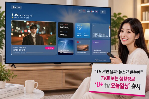 LG Uplus U+tv Today's Routine service screen example