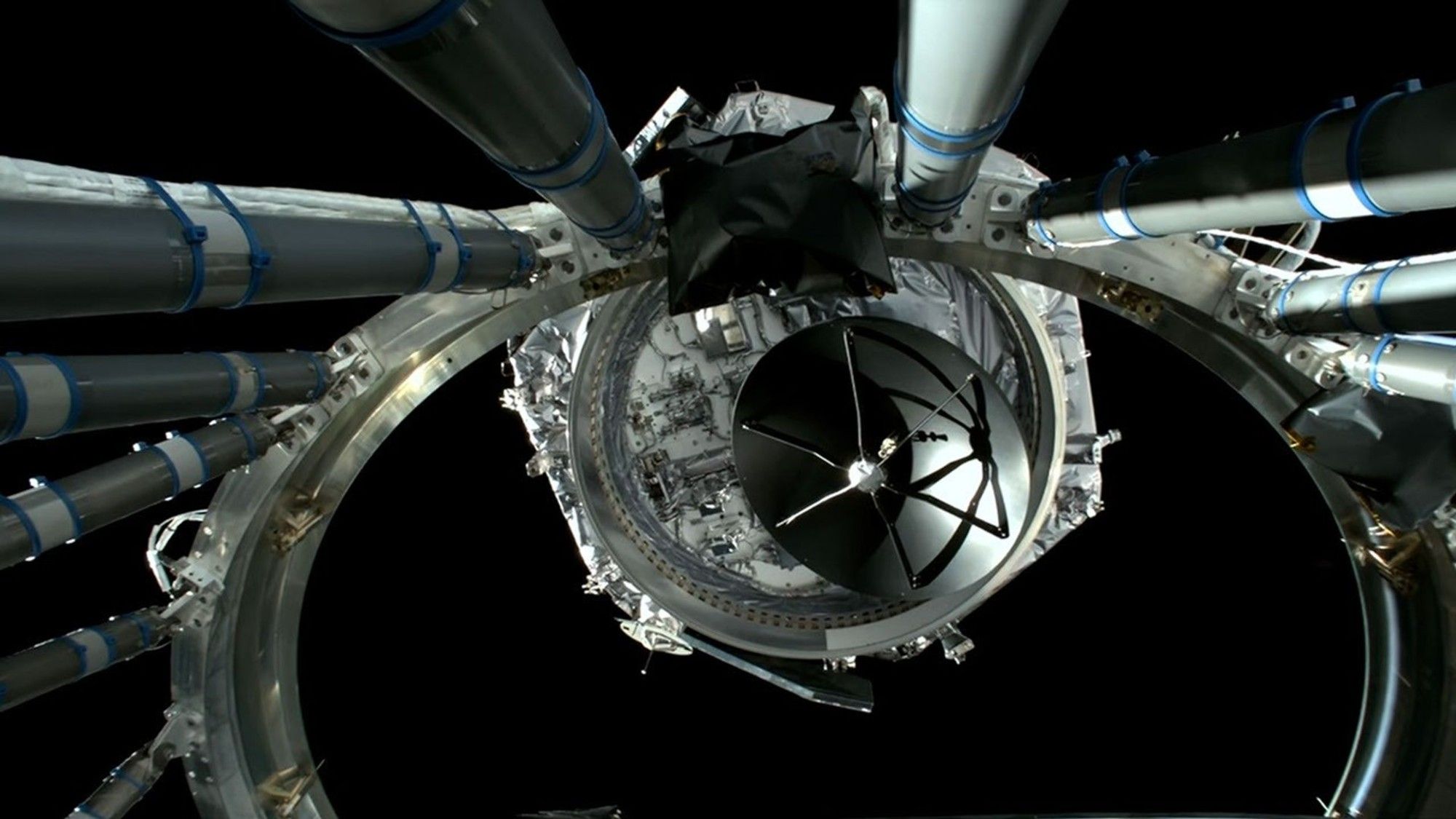 NASA's Nancy Grace Roman Space Telescope deploying into space after launch