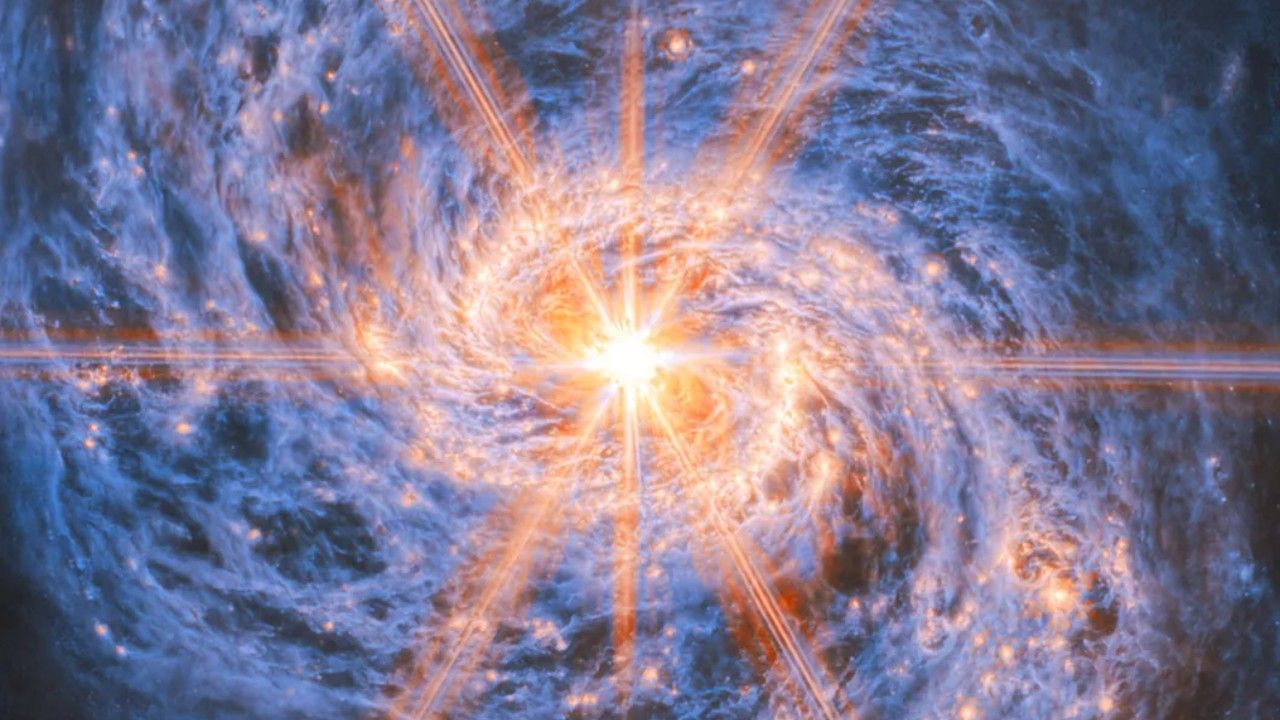 James Webb Space Telescope image of galaxy M77 released May 19, 2026