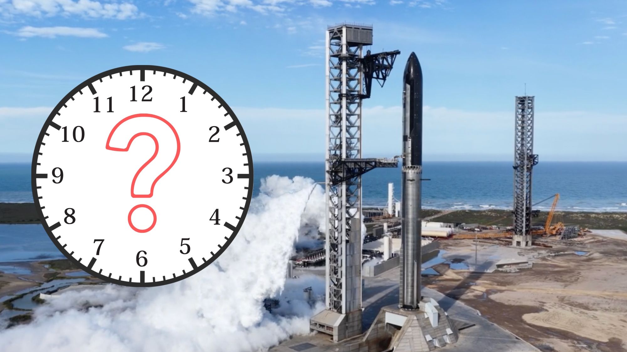 SpaceX Starship Flight 13 mega-rocket on the launch pad