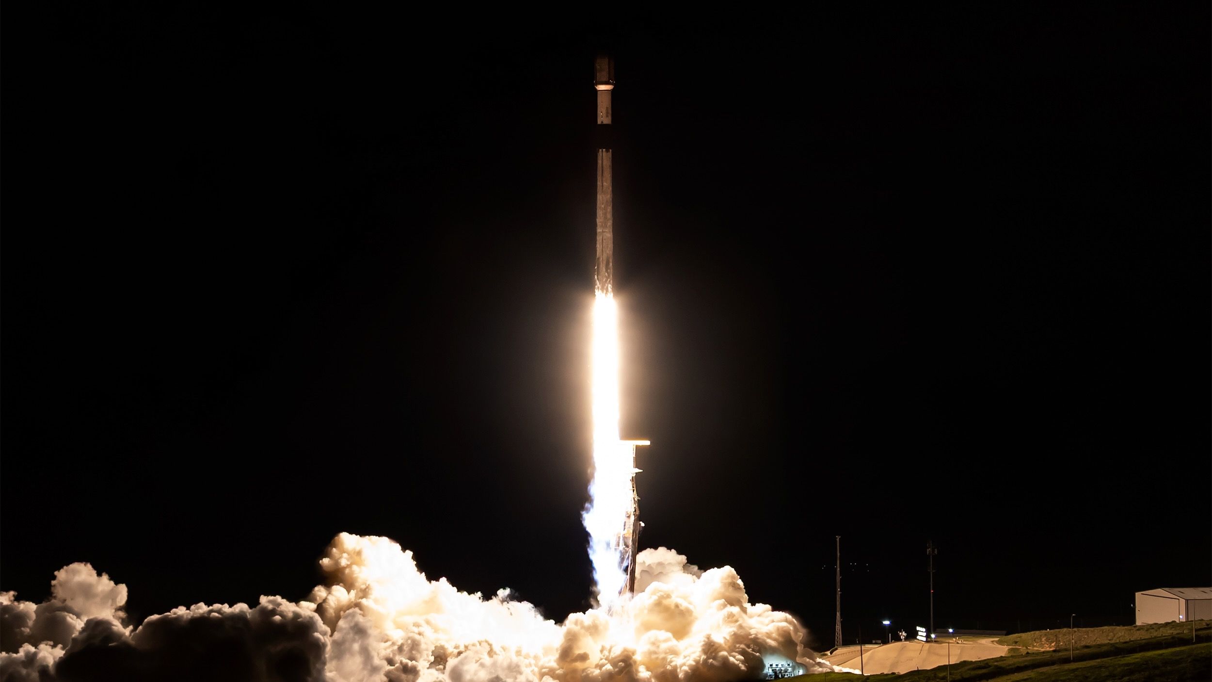 SpaceX Falcon 9 rocket prepared for the NROL-172 spy satellite launch