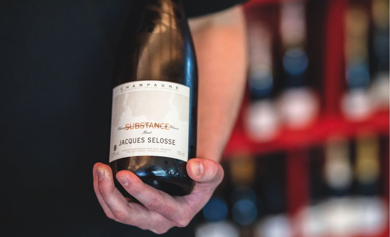 Champagne bottles on ice, illustrating the prestige Champagne market