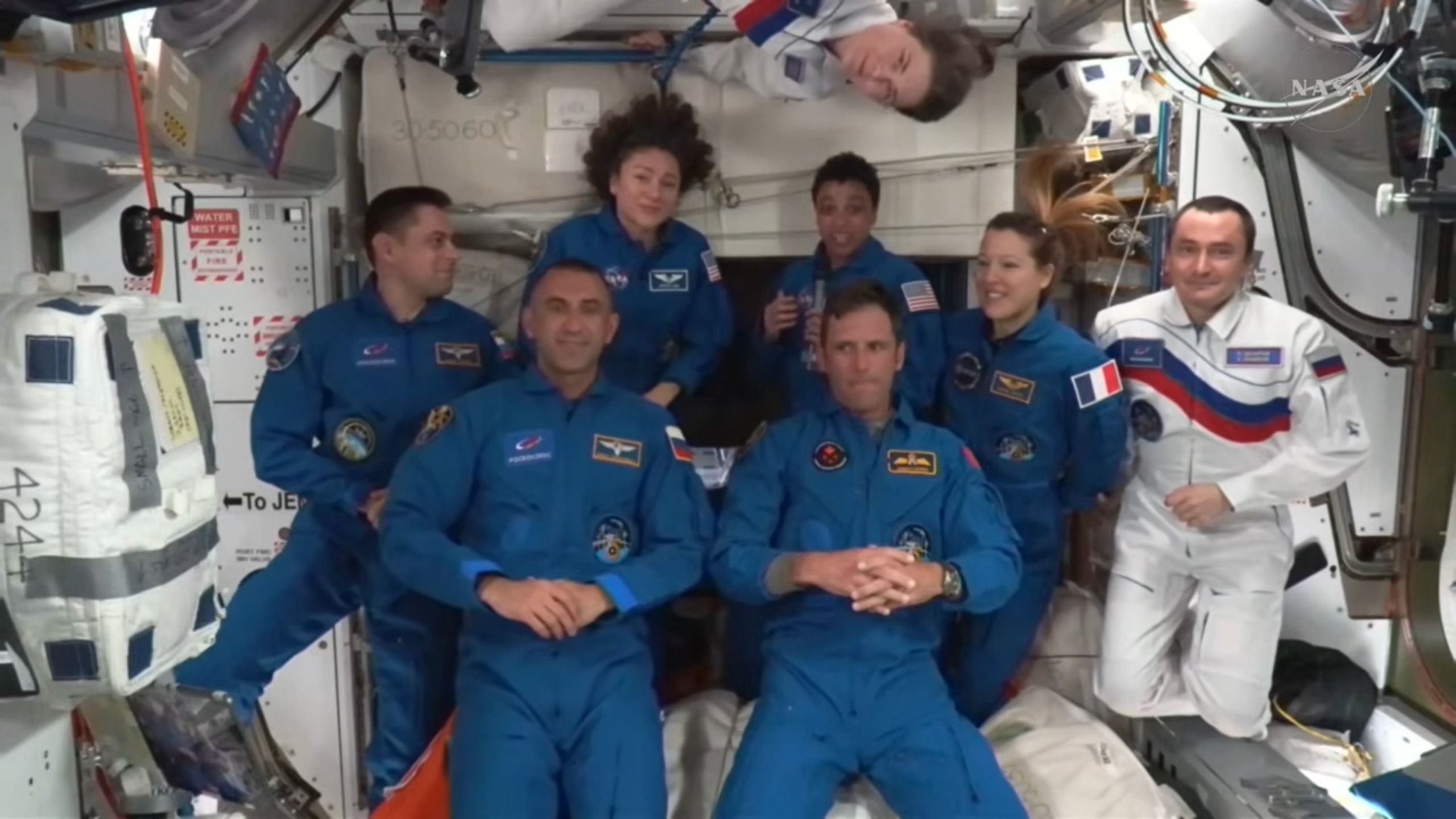 SpaceX Crew Dragon astronauts arrive at the International Space Station following October 1 launch