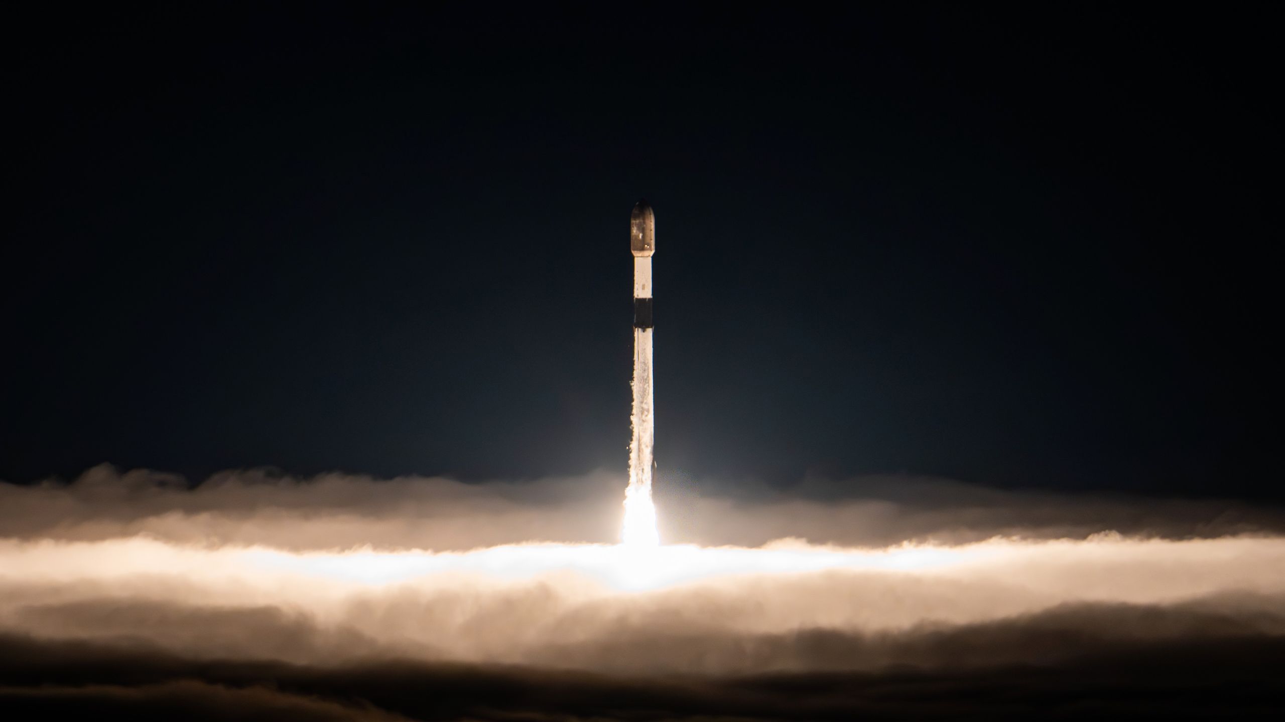 SpaceX Falcon 9 rocket launching from the Space Coast