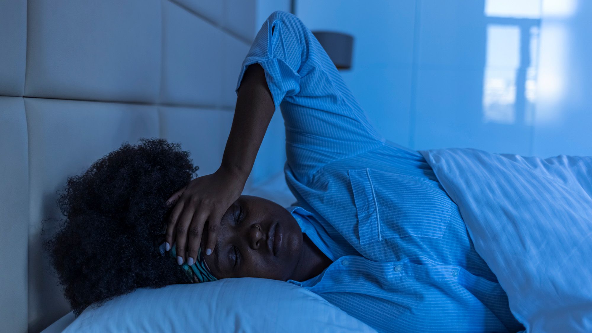 Illustration of circadian rhythm and depression