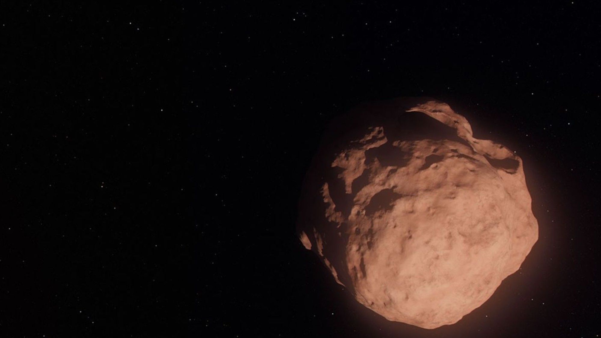 Artist's impression of trans-Neptunian objects beyond Neptune