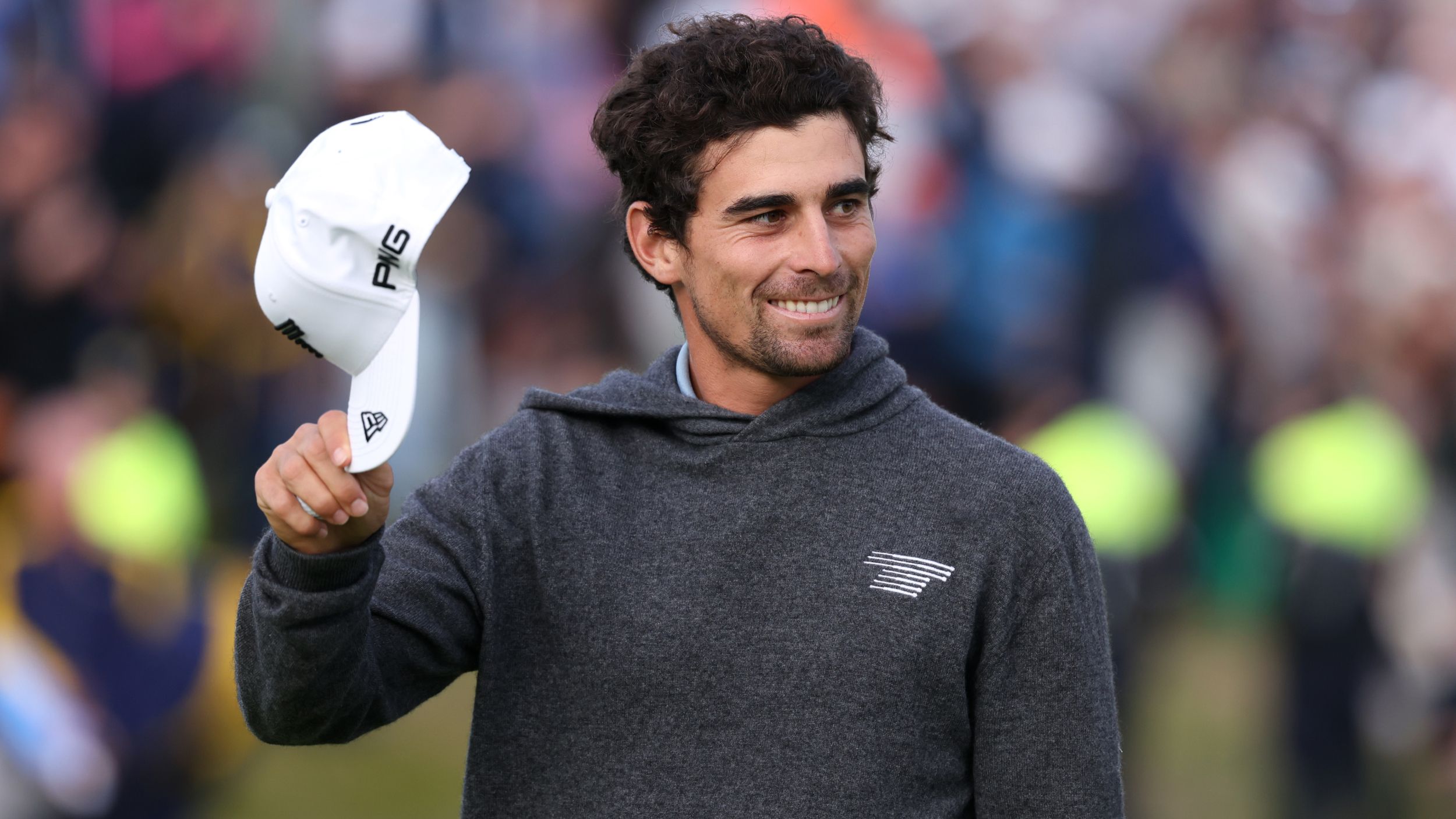 Joaquin Niemann at the Amgen Irish Open