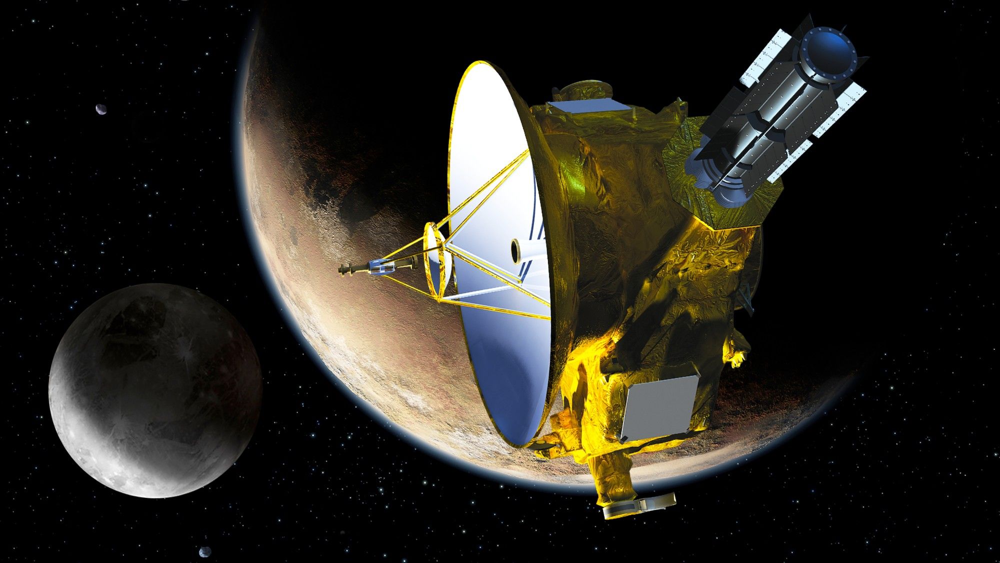NASA's New Horizons spacecraft continues its journey through the outer solar system.
