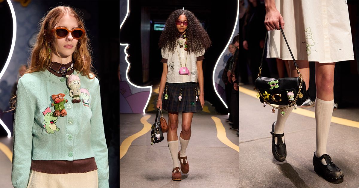 Coach x Brain Dead capsule collection runway look