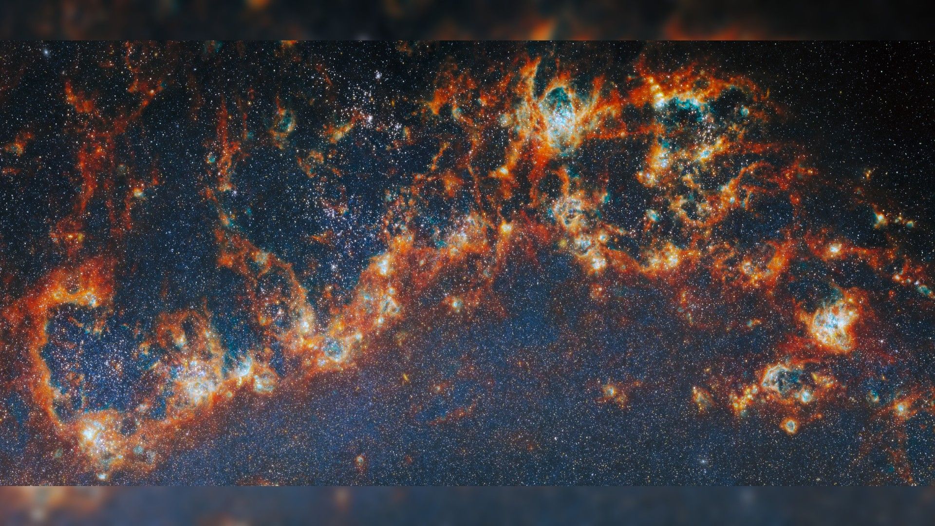 JWST's new infrared image of the Whirlpool Galaxy (M51) showing star-forming regions and spiral structure